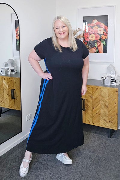 Foxwood Foxwood Recovery Dress Blue Stripe Carousel 4