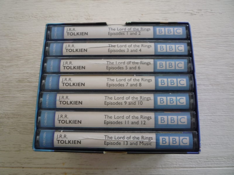 The Lord of the Rings by J.R.R. Tolkien boxed set of 7 tape cassettes Carousel 2