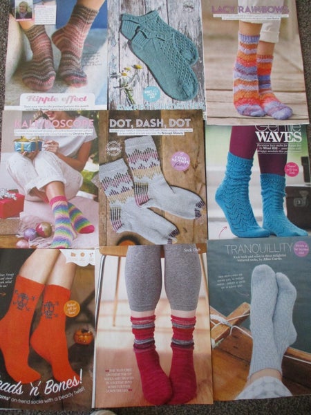 KNIT~OOdles More! "Modern Sock Patterns!"~ Out they go! Carousel 1