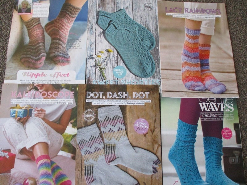 KNIT~OOdles More! "Modern Sock Patterns!"~ Out they go! Carousel 2