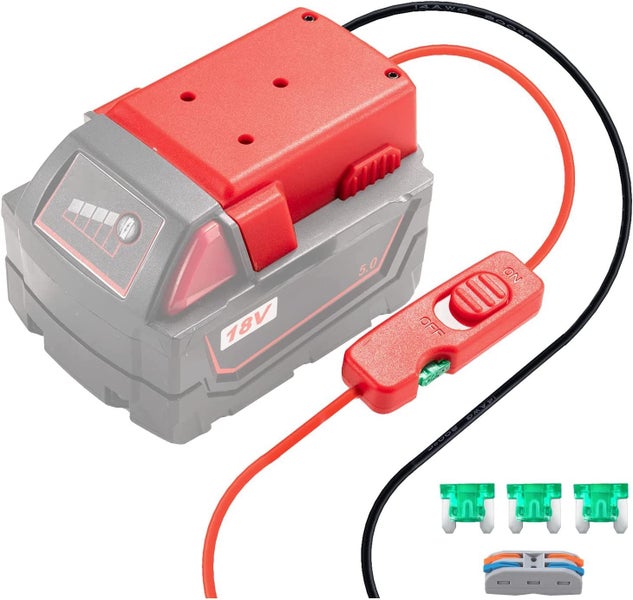 Power Wheel Adapter for Milwaukee 18V M18 Battery Sale Sale Carousel 1