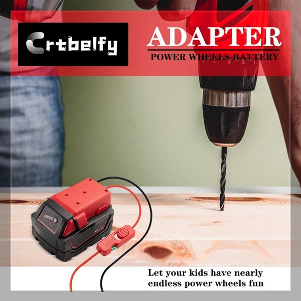 Power Wheel Adapter for Milwaukee 18V M18 Battery Sale Sale Carousel 9