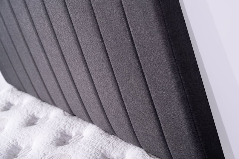 Josie Headboard Dark Grey King Carousel 2