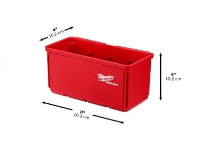 Milwaukee PACKOUT Rectangle Nesting Bin Set 2 Pack Carousel 2