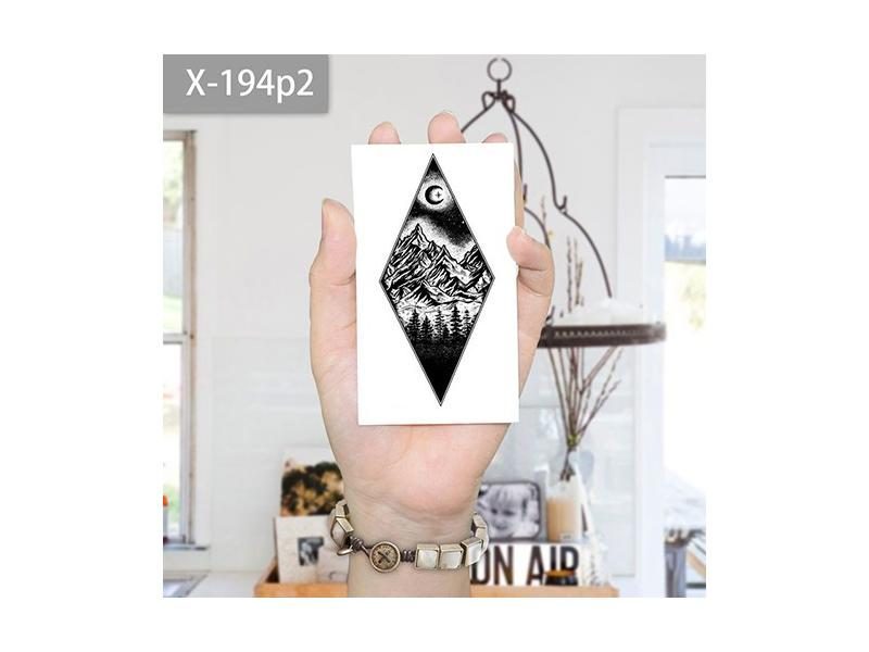 Body Art Beauty Makeup Pink Sexy Ear On And Off Waterproof Temporary Tattoo Carousel 1