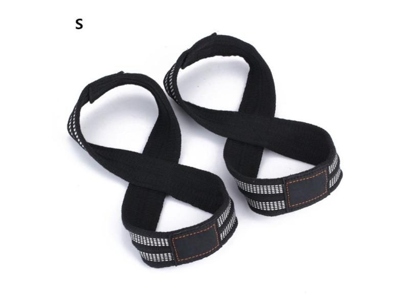 Lifting Straps Figure 8 Wrist Straps Heavy Weight Lifting Powerlifting Workout Carousel 1