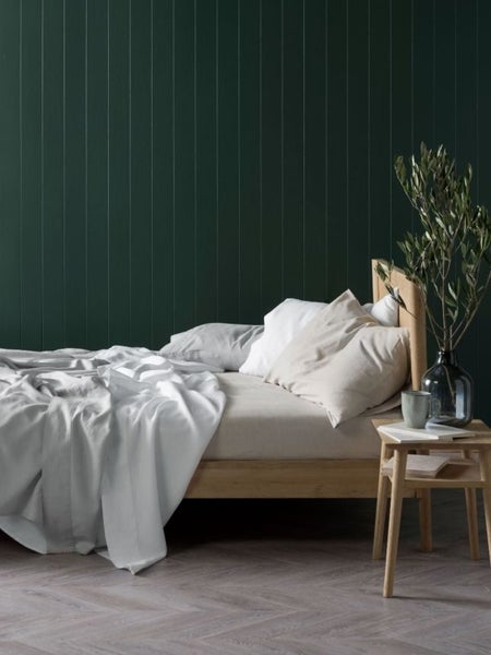 Linen House Nimes White Linen Sheet Set Carousel 4