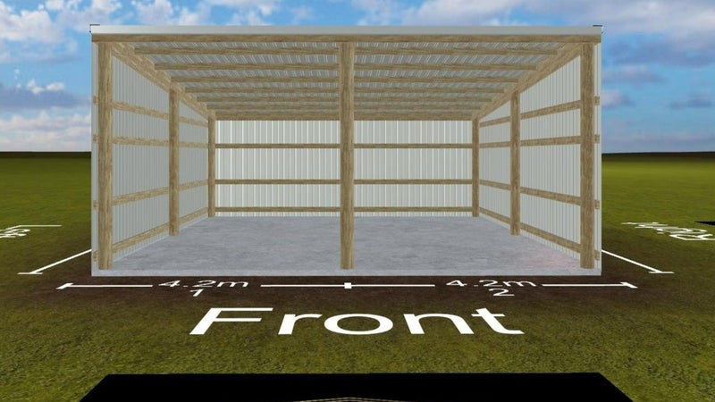 2 Bay Farm Shed 9m deep Carousel 2