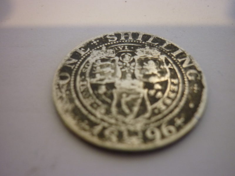 1896 SILVER ENGLISH SHILLING Carousel 3