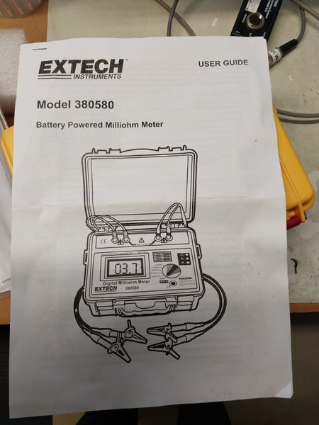 Extech milli ohm meter, Carousel 3