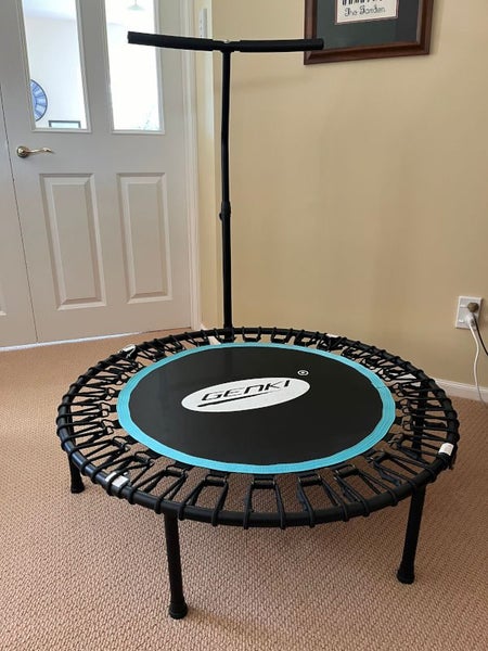 Genki Indoor Mini Trampoline Exercise Foldable Rebounder 100cm/40inch diameter Carousel 1