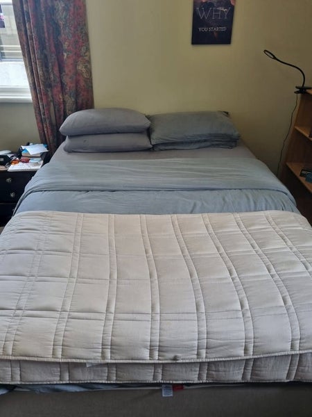Premium Eco-Friendly Latex Queen Bed and Slat Frame + Optional Bedding Included63614031927425116