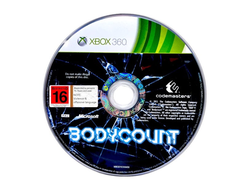 BODYCOUNT Body Count (Xbox 360) BodyCount Game disc Carousel 1