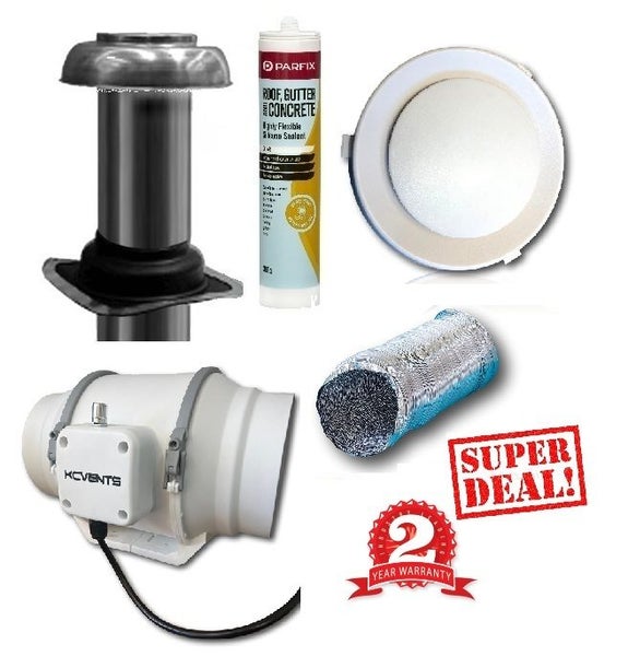 BAPR-KC150MM INLINE BATHROOM MIXED FLOW EXHUAST-ROOF UNIT Carousel 1