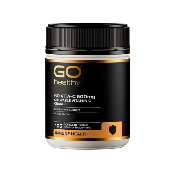 Go Healthy Vitamin C 500mg Orange Chewable Tablets 100s Carousel 1