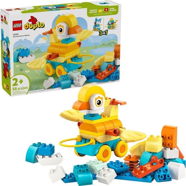LEGO DUPLO 10448 3in1 Animals on Wheels Carousel 1