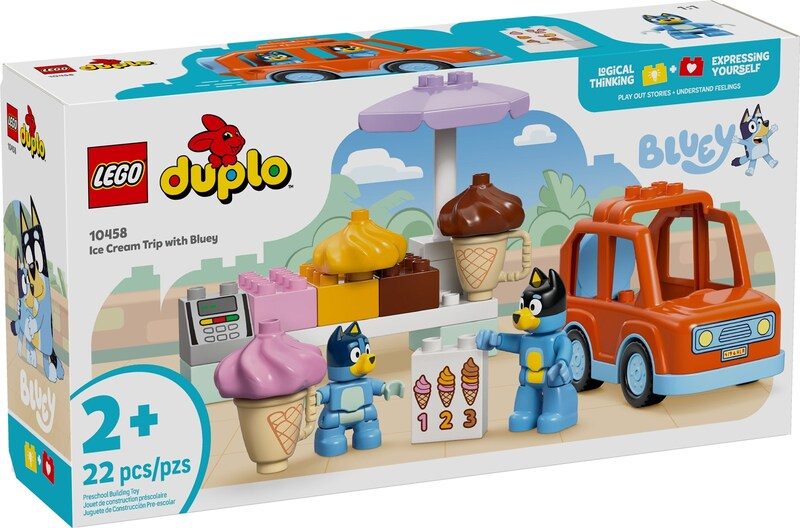 LEGO Duplo 10458 Ice Cream Trip with Bluey Carousel 1