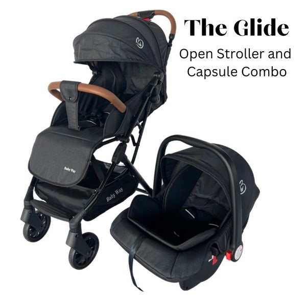 The Glide - Compact Travel Stroller and Capsule Car Seat Combo with Pull Handle Carousel 17