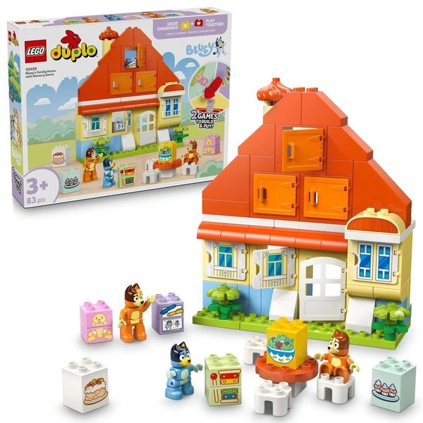 LEGO Duplo 10459 Bluey's Family House with Memory Game Carousel 1