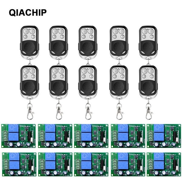 433Mhz Wireless RF Switch DC12V Relay Receiver Module And 433 Mhz Remote Carousel 1