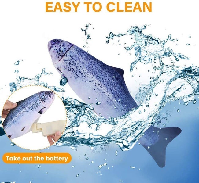 Cat Toy Fish Electric Flopping Fish Carousel 8