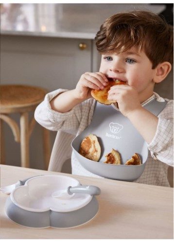 Baby Dinner Set - BABY BJORN (Powder Grey) Carousel 2