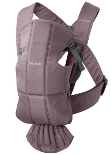 Baby Carrier BABY BJORN MINI Cotton (Dark Purple) Trade Me