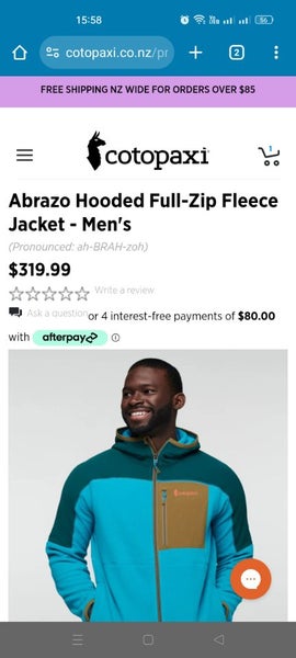 Cotopaxi hooded full zip fleece jacket - women S Carousel 4