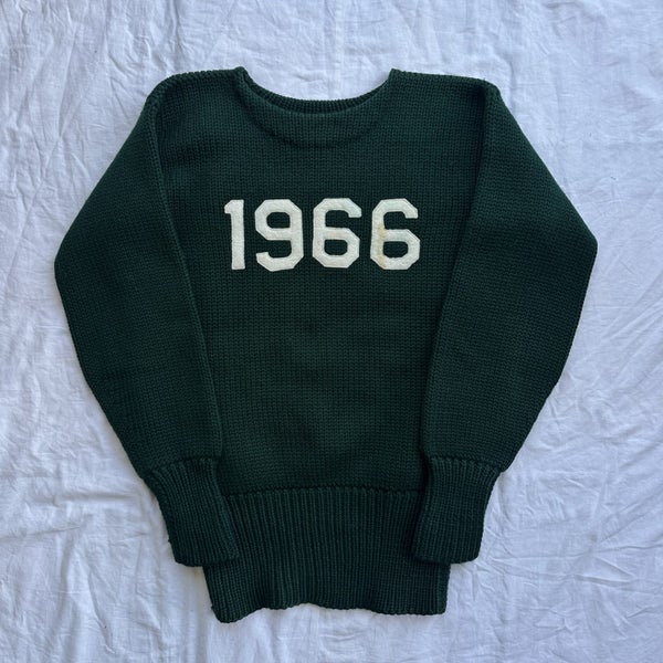 Vintage 1960s Dartmouth College University Wool Knitted Sweater Carousel 1