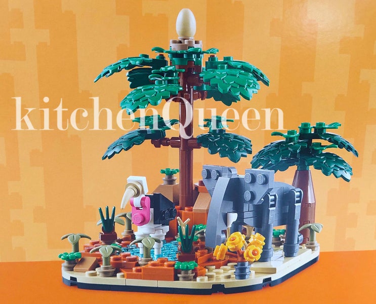 LEGO LIMITED EDITION #40784 NEW African Savanna Diorama Carousel 2
