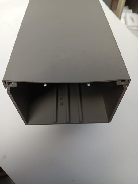 Trunking Solid 100mm High x 130mm Wide Length 2 metres Grey PVC> Carousel 1