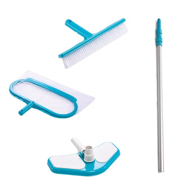 Intex Deluxe Pool Maintenance Kit with Telescoping Shaft Carousel 1