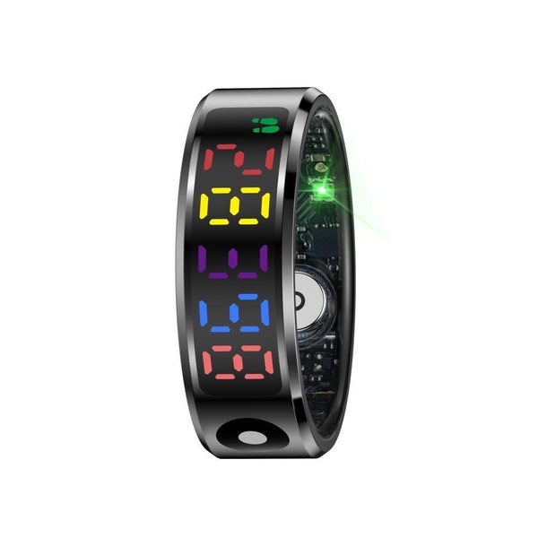 Smart Ring R12 Size 8 Heart Rate Blood Oxygen Sleep Sports Carousel 2