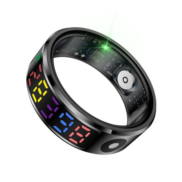 Smart Ring Heart Rate Blood Oxygen Sleep Sports Size 10 Carousel 15