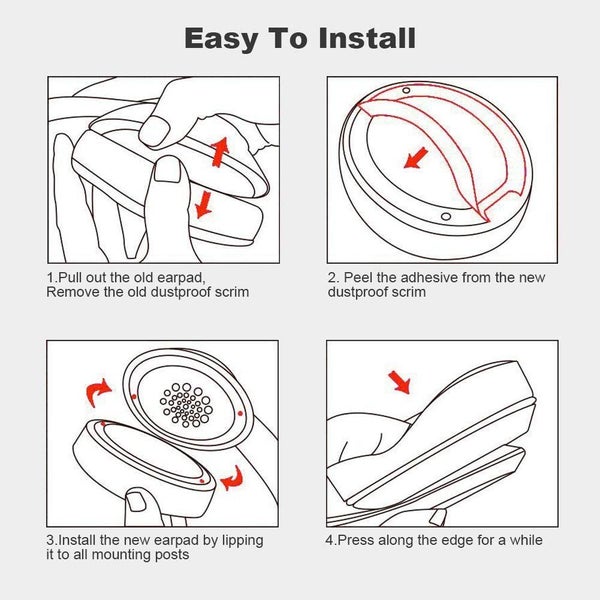 Replacement Ear Pads for Beats Solo 2 3 Headphone Earpads Carousel 6