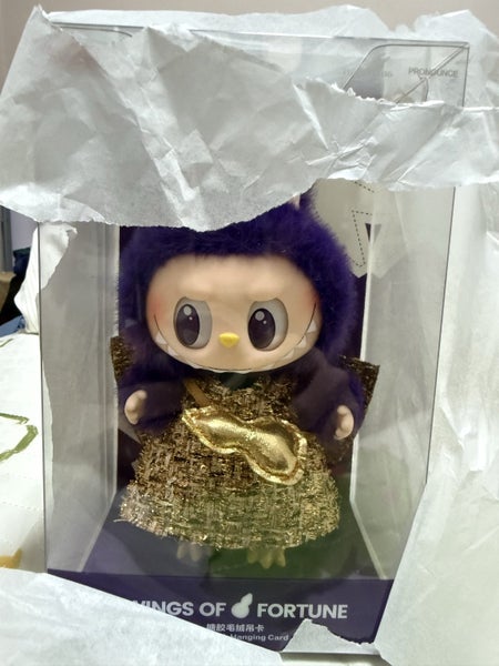 LABUBU × PRONOUNCE - WINGS OF FORTUNE Vinyl Plush Hanging Card Carousel 2