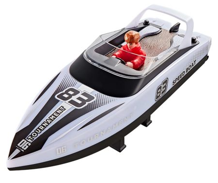 Remote Control Boat with LED Lights 40 Mins Play Time Waterproof Remote Control Carousel 9