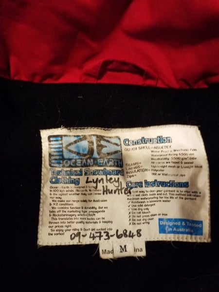 Ocean Earth Snowboard Jacket - M63614213166211113