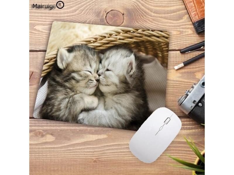 Mairuige Cute Cat Office Mice Gamer Soft Speed Mouse Pad Size For 18X22CM Carousel 1