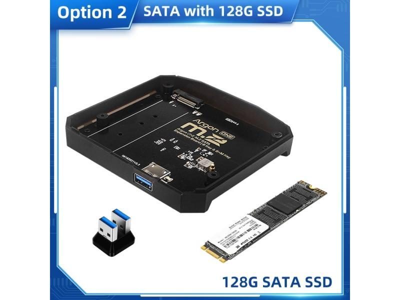 Argon ONE M.2 Expansion Board USB 3.0 To M.2 SATA NVME SSD Adapter For Carousel 1