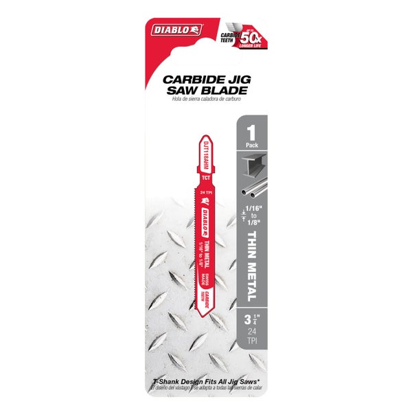 Diablo Jig Saw Blade for Thin Metal 83mm Carousel 2