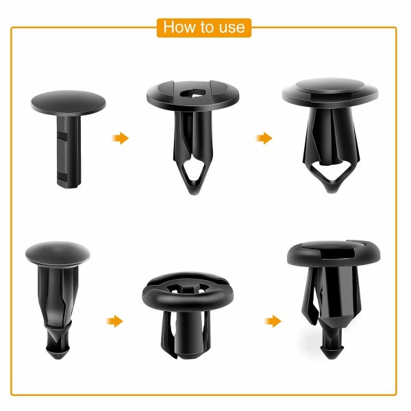 Universal Plastic Fender Clips Carousel 2