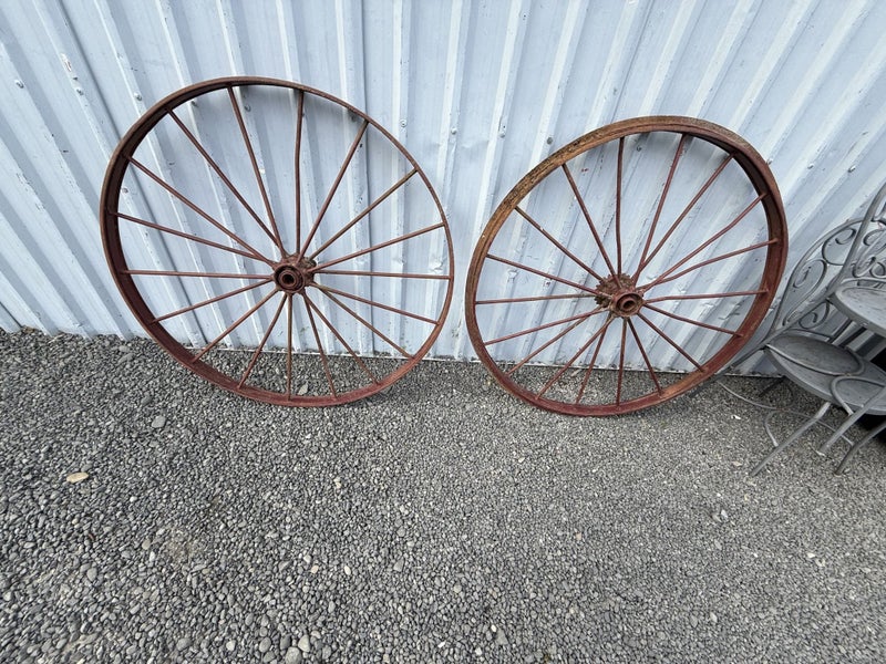 Steel Spoke Implement Wheels x 2 Carousel 1