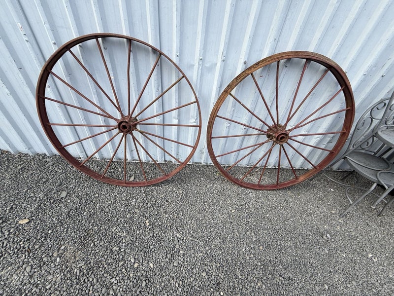 Steel Spoke Implement Wheels x 2 Carousel 2