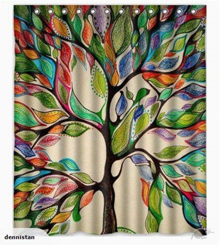 Shower Curtain Polyester Carousel 2
