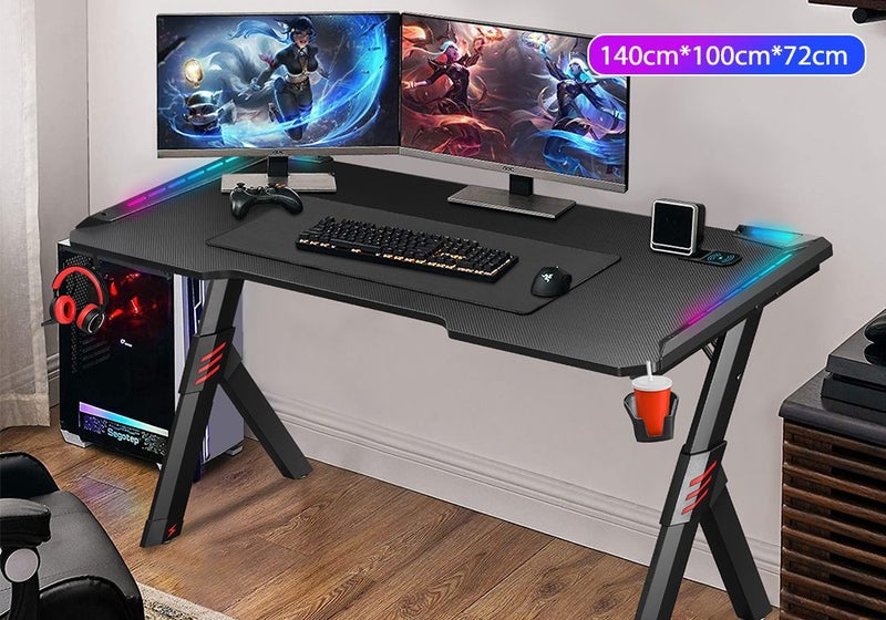 Gaming Desk RGB LED Wireless Charger Carousel 1