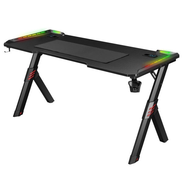 Gaming Desk RGB LED Wireless Charger Carousel 14