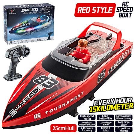 Remote Control Boat with LED Lights Carousel 1