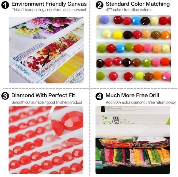 5D Diamond Painting Diamond Art Kits Carousel 13