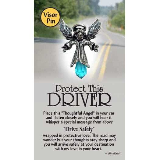 Thoughtful Little Angel Card Protect This Driver 9144 Angel Pin with Austrian... Carousel 1